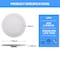 Energetic Lighting 7in LED Slim Ceiling Light, 900 Lumens Dimmable Round Ultra-Thin Fixture CCT Selectable, 12PK E5DL7-92750-12P - alternate 5