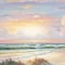 Homeroots Golden Sunset on Crystal Cove 3 White Framed Print Wall Art 407359 - alternate 1
