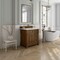 James Martin Vanities Brookfield 36 in. Single Vanity, Honey Oak w/ 3 CM Ethereal Noctis Silestone Top 547-V36-HNO-3ENC - alternate 5