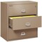 Fireking 3 Drawer, 1 Hr Fire & Impact Rated, 38" Wide Lateral Taupe 3-3822-CTA - alternate 4