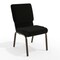 Flash Furniture Dot Fabric Church Chair, Black XU-CH-60096-BK-GG - alternate 1