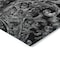 Homeroots 10' X 14' Black Gray And Charcoal Paisley Washable Indoor Outdoor Area Rug 588635 - alternate 4