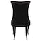 Leisuremod Novara Collection Modern Wooden Dining Chair in Black, 4PK NC20BL4 - alternate 8