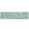 Apollo Tile Amalfi 3x12 in. Mint Green with Copper flecks Glossy Shell, Terrazzo Elongated Subway Tile, 20PK APLAQT8805BRGRN - alternate 1