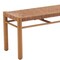 Homeroots 48in Natural and Aluminum Bench 668856 - alternate 6