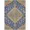 Homeroots 10' X 14' Navy Blue Beige And Brown Oriental Washable Indoor Outdoor Area Rug 605258 - alternate 5
