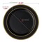 Smarty Had A Party Black with Gold Edge Rim Plastic Dinnerware Value Set (120 Dinner Plates + 120 Salad Plates), 240PK 110BGVP-CASE - alternate 8