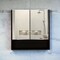 Homeroots 24" Black Wood Floating Double Door Bathroom Vanity And Medicine Cabinet With Mirror 478203 - alternate 4