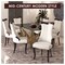 Leisuremod Novara Collection Modern Wooden Dining Chair in Off White Velvet, 4PK NC20CRF4 - alternate 10