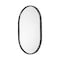 Homeroots 36" Black Oval Metal Framed Accent Mirror 376435 - alternate 7