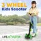 Lifemaster Kids 3-Wheel Scooter with Foldable Seat, LED Wheels, Adjustable Handlebar, Indoor/Outdoor Green LIFMS55 - alternate 8