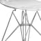Leisuremod Bristol 5-Piece Modern Dining Set: Round MDF Table & 4 Eiffel Plastic Chairs with Chrome Legs, 5PK BTBL-35BL-CR19CL4 - alternate 8