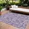Homeroots 8' X 10' Purple And Lavender Abstract Washable Indoor Outdoor Area Rug 602512 - alternate 1