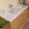 Whitehaus Collection 43 in Countertop Vanity Sink with Integrated Rectangular Bowl, Single Faucet Drilling and Overflow WHCS4322-1H - alternate 4
