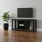 Homeroots 48in Dark Brown Open shelving TV Stand 333254 - alternate 7