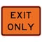 Sign Solutions Usa Traffic Sign, 48 in Width, Aluminum Sign, Horizontal Rectangle DUS12WZO4836E5-3 - alternate 1