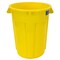 Magnum Tool 55 Gallon Trash Can, High-Vis Yellow, Construction Grade, Heavy Duty Plastic (1 Pack) CMTC-C000-55Y01 - alternate 1