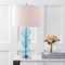 Jonathan Y Bella 27" Glass Triple-Sphere LED Table Lamp, Sky Blue/Chrome, 2PK JYL1070C-SET2 - alternate 10