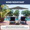 Simple Deluxe 125lb Capacity Fillable Mobile Patio Umbrella Base Heavy Duty Square Market Stand for Outdoor with LGBRLABASESQUAREWHEEL123 - alternate 4