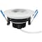 Sunlite 3in. Round Gimbal with J-Box Downlight Fixture, 8W 600 Lmn 27K/30K/35K/40K/50K Dimmable 82098-SU - alternate 1