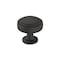 Amerock Winsome 1-1/4 in 32 mm Diameter Matte Black Cabinet Knob BP36765FB - alternate 1