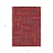 Homeroots 10' X 14' Red And Brown Geometric Washable Indoor Outdoor Area Rug 598303 - alternate 6