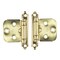 Brixwell Non Self Closing, Free Swinging Variable Overlay Flush Cabinet Hinge 3/8 in Pair BX79196 - alternate 2