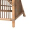 Baxton Studio Kim Modern Bohemian White Fabric and Natural Brown Rattan Dining Chair 224-12835-ZORO - alternate 7