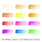 Sakura Koi Creative Art Watercolor Field Sketch Box with Brush, 12-Color Set XNCW-12MH - alternate 3