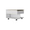 Homeroots 22" Natural And White Wood Lift Top Coffee Table With Two Shelves 535061 - alternate 5
