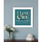 Homeroots I Love You 2 White Framed Print Wall Art 405460 - alternate 4