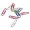 Officemate Paper Clips, #2, Vinyl Coated, Assorted Translucent Colors, 600PK 97211 - alternate 3