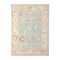 Homeroots 8' X 10' Blue and Orange Floral Stain Resistant Indoor Outdoor Area Rug 531498 - alternate 6