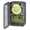 Intermatic Electromechanical Timer, 24 hr Nominal Max Time Setting, Hole Wall, 120V AC, Steel T101 - alternate 4