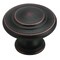 Amerock Inspirations 1-5/16 in 33 mm Diameter Oil-Rubbed Bronze Cabinet Knob BP1586ORB - alternate 1
