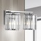 Jonathan Y Coco Prism Vintage 13.5" 2-Light Metal/Glass Classic Glam LED Vanity Light, Chrome JYL3553A - alternate 10