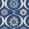 Homeroots 8' X 10' Navy Blue And Ivory Medallion Washable Indoor Outdoor Area Rug 589629 - alternate 8