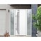 Vdomdoors Steel Door Deux 1713 White Enamel 2 Sidelight Exterior Black Windows Stainless Inserts Single Moder DEUX1713EXD-BEM-W12+36+12 x H80-Right-hand Inswing - alternate 3