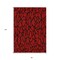 Homeroots 8' X 10' Red And Black Geometric Washable Indoor Outdoor Area Rug 599241 - alternate 8