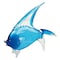 Homeroots 16" Blue Murano Glass Fish Figurine Tabletop Sculpture 376122 - alternate 1