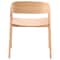 Leisuremod Rivo Collection Elegant Dining Chair in Natural Wood, 4PK RC20NW4 - alternate 6