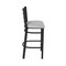 Holland Bar Stool Co 30" Stationary Bar Stool, Black Wrinkle, Graph Seat 40030BW020 - alternate 8