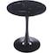 Leisuremod Bristol Round MDF Dining Table - Pedestal Base Kitchen Table, Modern Style BTBL-B27BLMT - alternate 1