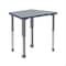 Correll Trapezoid 32 in W, 22 in L, 25 in to 35 in H, Particleboard, Gray Granite AD2232TF-TRP-15-13-37 - alternate 1