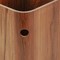 Homeroots Designer Genuine Teak Waste Basket 475863 - alternate 7