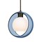 Besa Lighting Mana Pendant, Blue, Bronze Finish, 1x60W Incandescent 1JT-MANABL-BR - alternate 1