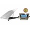 Selleton Scales Stainless Steel Washdown Floor Scale with Lift, Diamond Plate, 2 ft x 2 ft, 1000 - 10000 lb SL-800-SS-LT-2X2-D - alternate 2