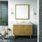 James Martin Vanities Laurent 48'' S Vanity, Light Natural Oak w/ Victorian Sil Top w/FreePower Wireless Charger 545-V48-LNO-FVSL - alternate 8