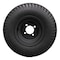 Antego Tire & Wheel 8in Matte Black Steel Golf Cart Wheels and 18X8.50-8 Turf 4 Ply Tires - Single A870100304188508 - alternate 1
