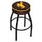 Holland Bar Stool Co 30" 4" Wyoming Cushion Seat, Blk Wrinkle Base Swivel Bar Stool L8B130Wymng - alternate 1